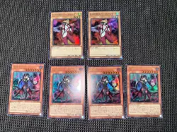 UNCENSORED ART DIABELLSTAR YUGIOH 6 CARD LOT MINT JAPANESE QUARTER CENTURY ART! - Image 1