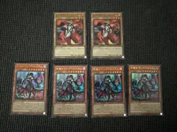 UNCENSORED ART DIABELLSTAR YUGIOH 6 CARD LOT MINT JAPANESE QUARTER CENTURY ART! - Image 2