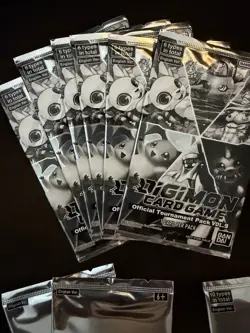Lot Of Digimon Cards 18 Pk Sealed Winner Packs Promo Pre Release Tournament Pack - Image 3