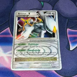 Arceus Lv X ~ 94/99 ~ Holo ~ ARCEUS ~ Damaged ~ Pokemon Card - Image 1