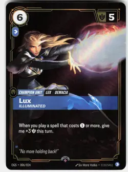 Lux - Illuminated Foil Promo Riftbound Organized Play Promotional Cards 006/024 - Image 1