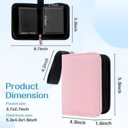 1 Pocket Card Binder – Collectible Trading Card Album, Single Card Holder wit... 769029267770 - Image 4