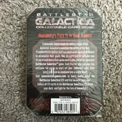 Battlestar Galactica Collectible Card Game Starter Pack - New / Unopened packs - Image 2