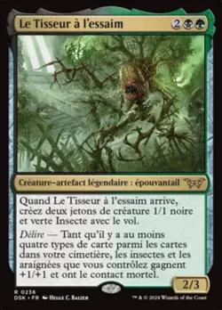 Le Tisseur a l'essaim The Swarmweaver DSK MTG Magic VF - Image 1