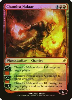 Magic The Gathering MTG CHANDRA NALAAR FOIL Lorwyn NM Near Mint - Image 1