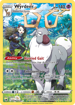 WYRDEER TG06/TG30 ASTRAL RADIANCE TRAINER GALLERY POKEMON NM/M - Image 1