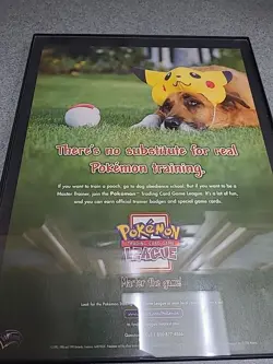 Pokemon Trading Card Game League Wotc 2000 Print Ad Framed 8.5x11 Wall Art - Image 2