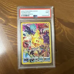 2023 POKEMON SWSH #160 FA/PIKACHU CROWN ZENITH PSA MINT 9 - Image 1