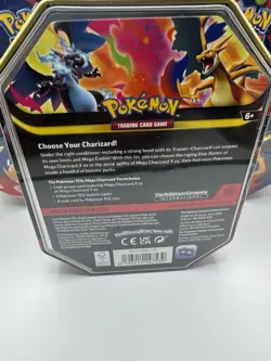Pokemon TCG Mega Charizard Tin Box Set Charizard X & Y Booster Promo 3-Pack 2024 - Image 3