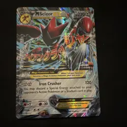The Pokemon Company Pokemon TCG M Scizor EX 77/122 Breakpoint Full Art Holo 2016 - Image 1