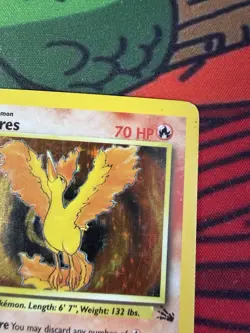 Moltres Fossil 12/62 Holo Rare Unlimited Pokemon HP - Image 3