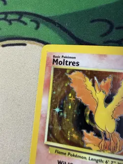 Moltres Fossil 12/62 Holo Rare Unlimited Pokemon HP - Image 4