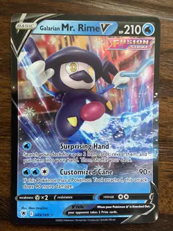 Pokemon : SWSH ASTRAL RADIANCE GALARIAN MR. RIME V 049/189 ULTRA RARE - Image 1