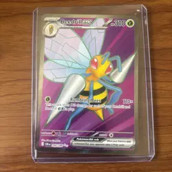 Pokemon Beedrill ex 098/086 Me04: Chaos Rising Holo Ultra Rare - Image 1