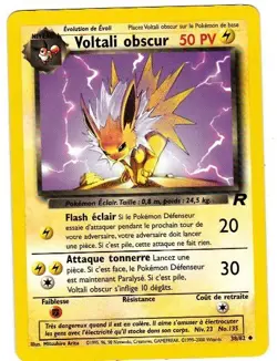 POKEMON VOLTALI OBSCUR FRENCH 1ST EDITION CARD 38/82 - Image 1