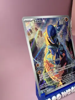 Sawk - 130/086 - HOLOFOIL FULL ART - SV: White Flare Pokemon - NM/M - Image 3
