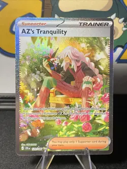 AZ's Tranquility 120/086 Pokemon TCG Me04: Chaos Rising SIR Holo Rare NM - Image 1