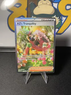 AZ's Tranquility 120/086 Pokemon TCG Me04: Chaos Rising SIR Holo Rare NM - Image 3