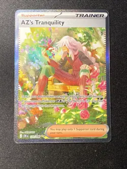 AZ's Tranquility 120/086 Pokemon TCG Me04: Chaos Rising SIR Holo Rare NM - Image 5