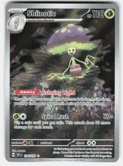 Shiinotic 194/191 Illustration Rare Surging Sparks Pokemon Holo Near Mint - Image 1