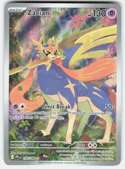 Zacian 100/094 Illustration Rare Phantasmal Flames Pokemon Holo Near Mint - Image 1
