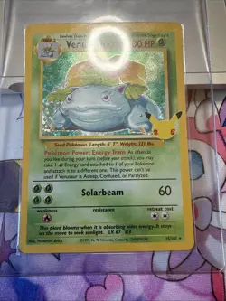 Venusaur Holo 15/102 Celebrations Classic Collection Pokemon 2021 NM - Image 3