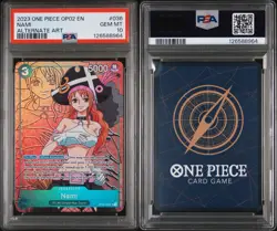 Psa 10 Nami OP02 036 SR Alt Art Paramount War English One Piece Card Game - Image 1