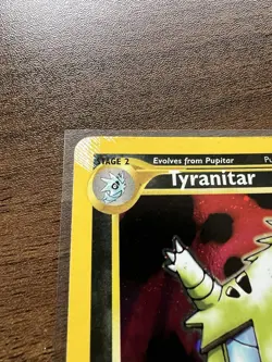 2001 Pokemon Neo Discovery Tyranitar #12 Holo - Vintage Rare - Image 2
