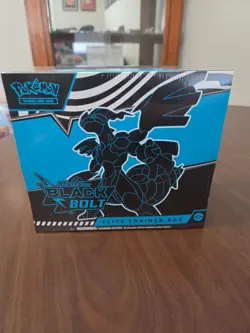 POKEMON TCG SCARLET & VIOLET BLACK BOLT ETB FACTORY SEAL - Image 1