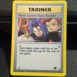 Pokemon TCG Here Comes Team Rocket! 15/82 Team Rocket Holo Rare Unlimited EN - Image 1