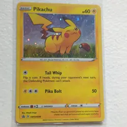 Pokemon TCG Pikachu SWSH039 SWSH Cosmo Promo Holo 60 HP EN 2020 Hitoshi Ariga - Image 1