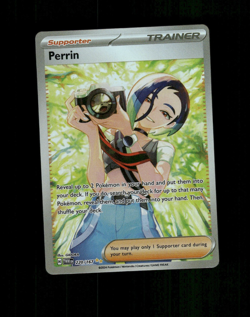 Custom HOLO PERRIN Trainer PERRIN Card READ DESCRIPTION BELOW - Image 1