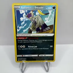 RADIANT HISUIAN SNEASLER 123/196 LOST ORIGIN POKEMON (HOLO, NM) - Image 1