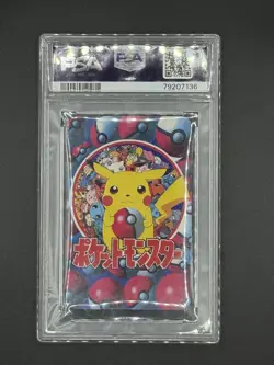 Pokemon Charmander Jack of Hearts Televi-kun Playing Card Poker 1998 PSA 9 - Image 2