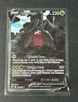 Regidrago V 184/195 Silver Tempest Full Art Holo HP 220 EN - Image 1