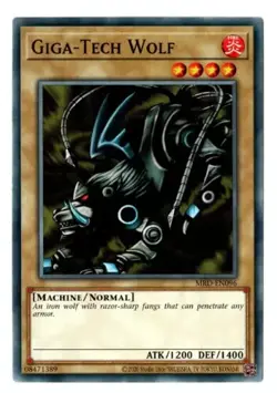 Giga-Tech Wolf MRD-096 Yugioh 25th Anniversary Common Metal Raiders - Image 1