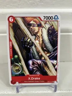 One Piece X.Drake (OP11-017/150) OP11 A Fist of Divine Speed NM - Image 1