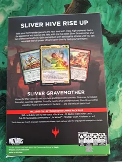 (SEALED) Sliver Swarm Commander precon deck Brand new in box, Commander masters - Image 4