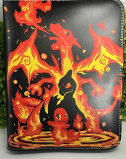 Pokemon Trading Card Holder Fits 400 Cards w/ 50 Removable Sleeves + Bonus - Image 2