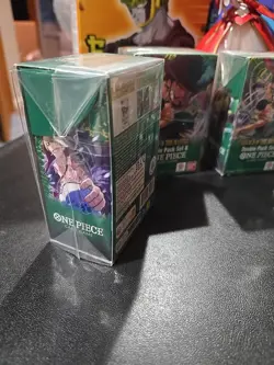 One Piece Card Game Legacy Of The Master Double Pack DP-08 Lot of 4 Sealed Boxes - Image 3