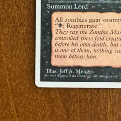 Zombie Master LP 4th Edition Core Set Magic the Gathering Card - Image 4
