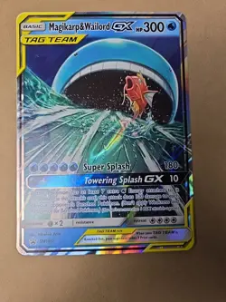 Magikarp Wailord GX Jumbo Promo Pokemon Oversized Card SM166 - Image 1