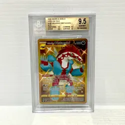Galarian Obstagoon 198/185 Vivid Voltage Graded Pokemon Card - BGS 9.5 (PSA 10) - Image 1
