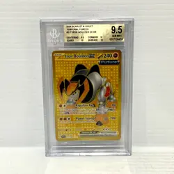 Iron Boulder EX 217/162 Temporal Forces - Graded Pokemon Card - BGS 9.5 (PSA 10) - Image 1