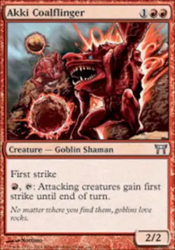 Akki Coalflinger - Champions of Kamigawa #152/306 MTG Magic The Gathering - Image 1