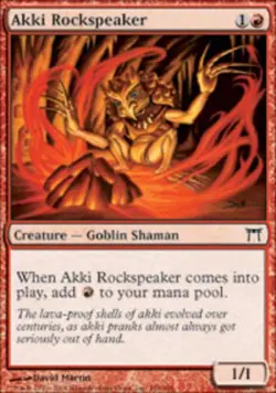 Akki Rockspeaker - Champions of Kamigawa #154/306 MTG Magic The Gathering - Image 1