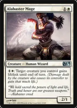 Alabaster Mage - Magic 2012 (M12) #2/249 MTG Magic The Gathering - Image 1