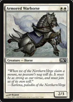 Armored Warhorse - Magic 2012 (M12) #7/249 MTG Magic The Gathering - Image 1