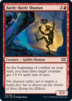 Battle-Rattle Shaman - Foil - Double Masters #116/332 MTG Magic The Gathering - Image 1