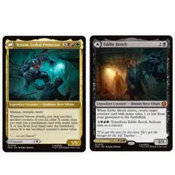 Eddie Brock \ Venom | MTG Marvel Spider-Man | Mythic NM Jund Commander DFC - Image 1